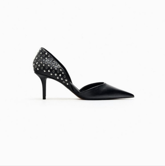 Zara mid heel studded shoes - Picture 3 of 5